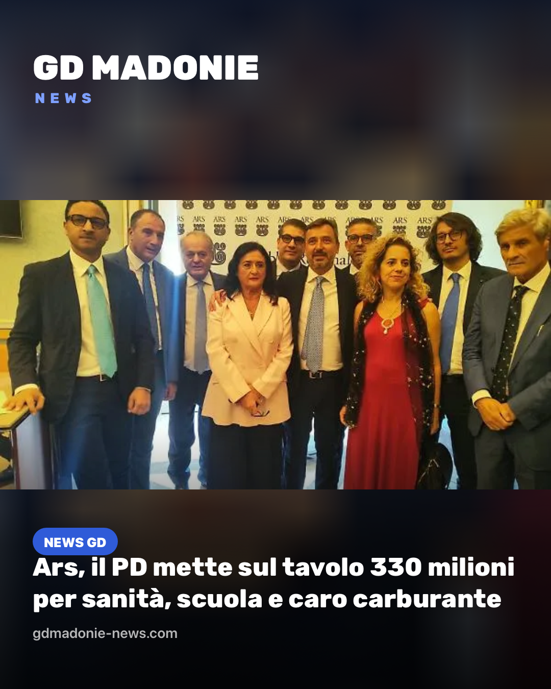 Ars, il PD mette sul tavolo 330 milioni per sanità, scuola e caro carburante